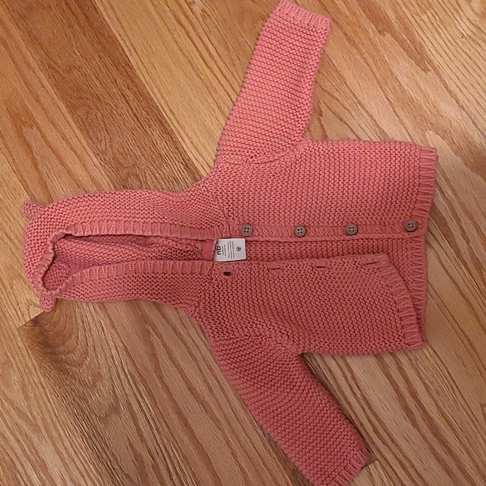 Newborn knit sweater
